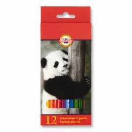 Set 12 creioane colorate zoo - Koh I Noor