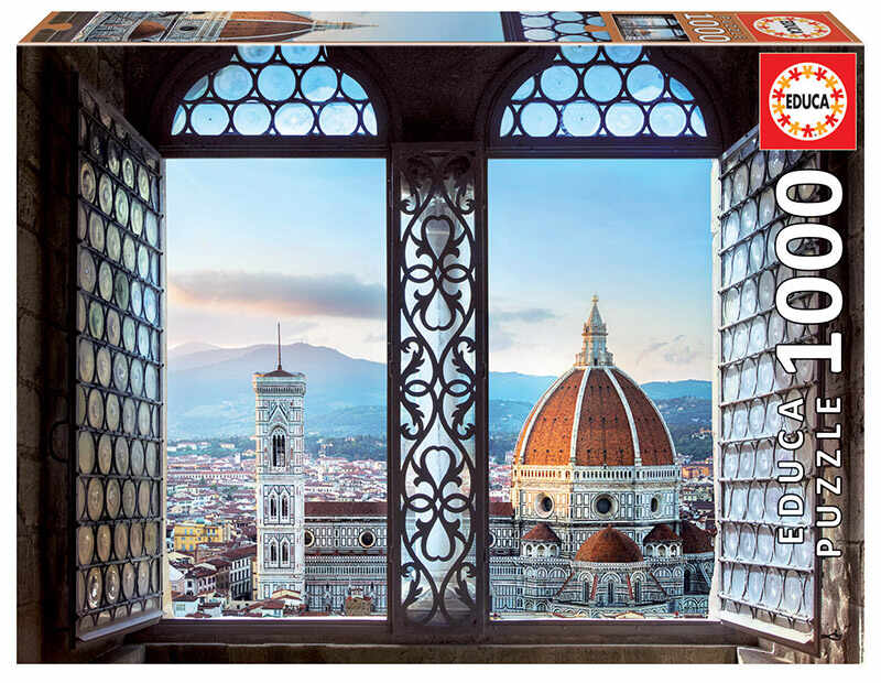 Puzzle 1000 piese - Views of Florence, Italy | Educa
