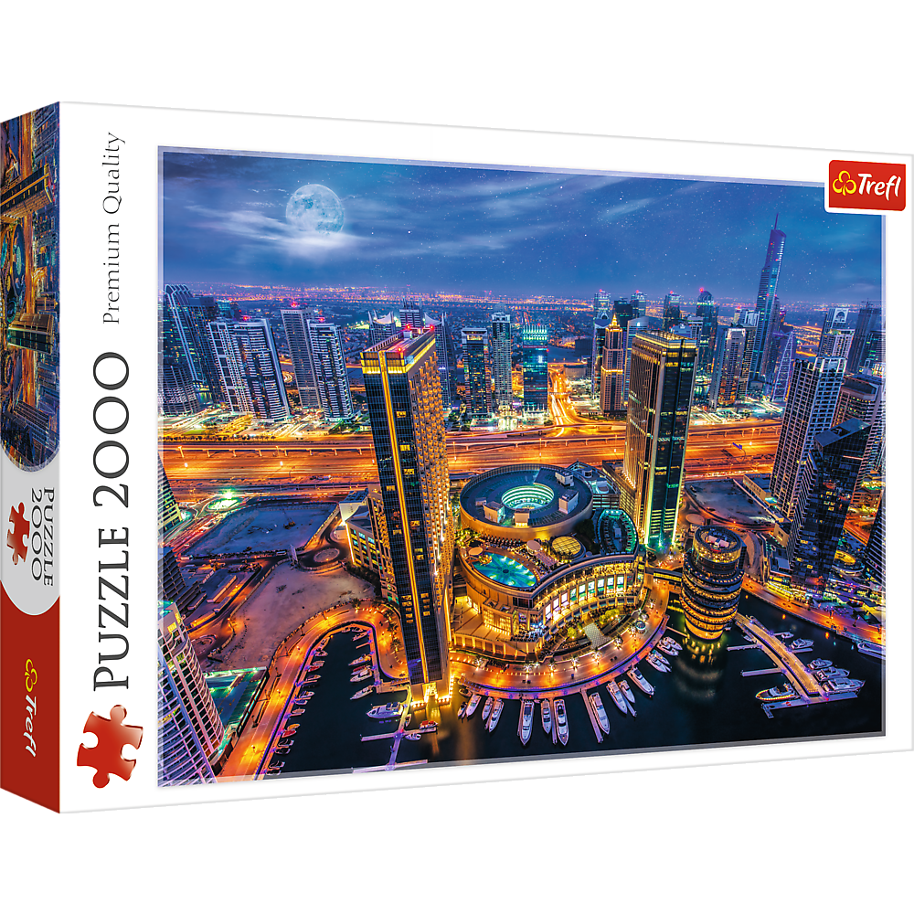 Puzzle 2000 piese - Lights of Dubai | Trefl