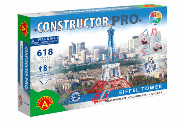 Set constructie 5in1 - PRO - Eiffel Tower | Alexander Toys