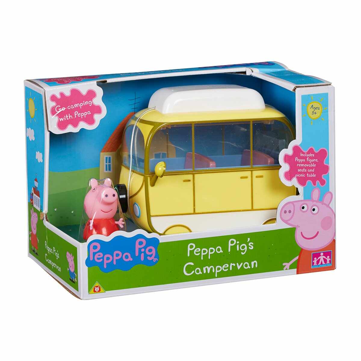 Set Peppa Pig, Figurina Peppa cu autorulota