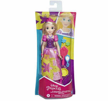 Papusa Disney Princess cu accesorii, Rapunzel