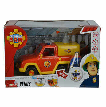 Set de joaca Pompierul Sam, Masina de pompieri Venus cu figurina