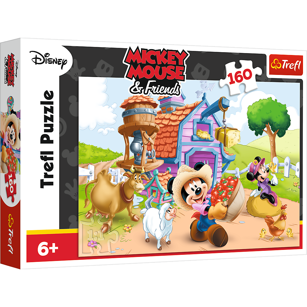 Puzzle 160 piese - Mickey fermierul | Trefl