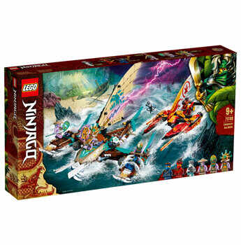 LEGO NINJAGO - Lupta pe mare cu catamaranul 71748
