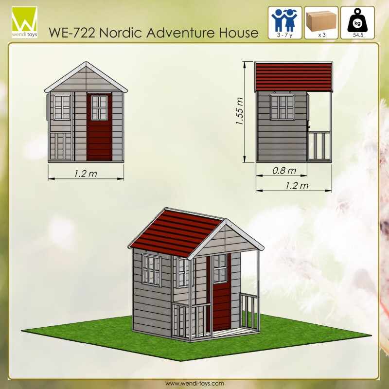 Casuta de gradina Nordic Adventure House M6