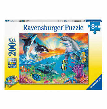 Puzzle Animale din ocean, 200 piese