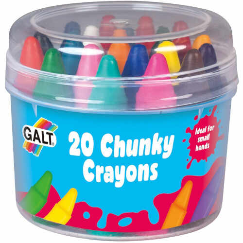 20 Chunky Crayons - Set 20 Creioane Cerate