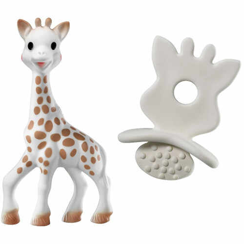 Set Girafa Sophie si Figurina din Cauciuc So Pure