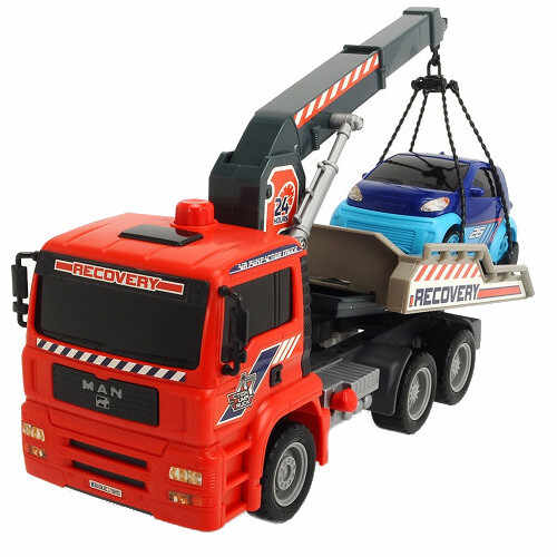 Camion de Tractare MAN Air Pump Crane Truck cu 1 Masinuta