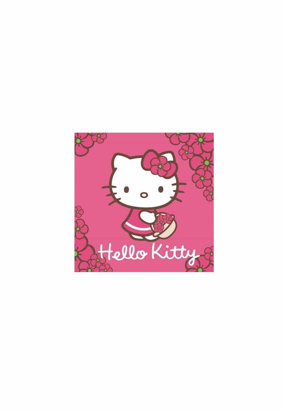 Prosopel magic, Hello Kitty, roz inchis, 30x30cm