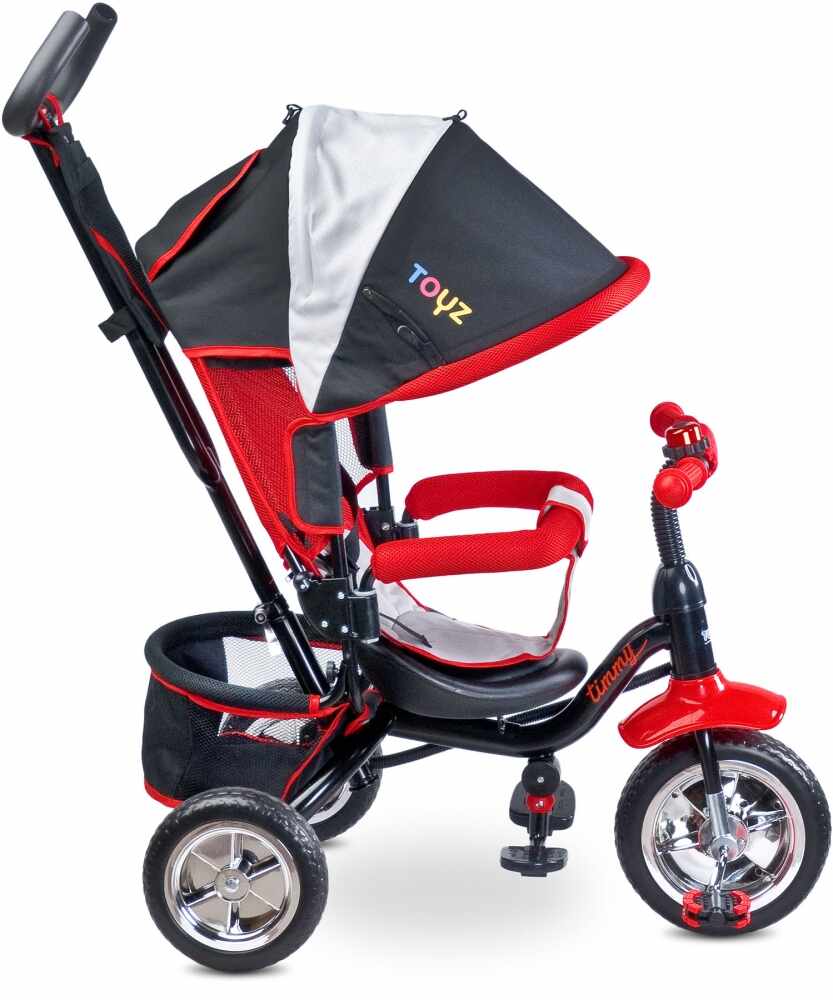 Tricicleta pentru copii cu scaun reversibil Toyz Timmy Red