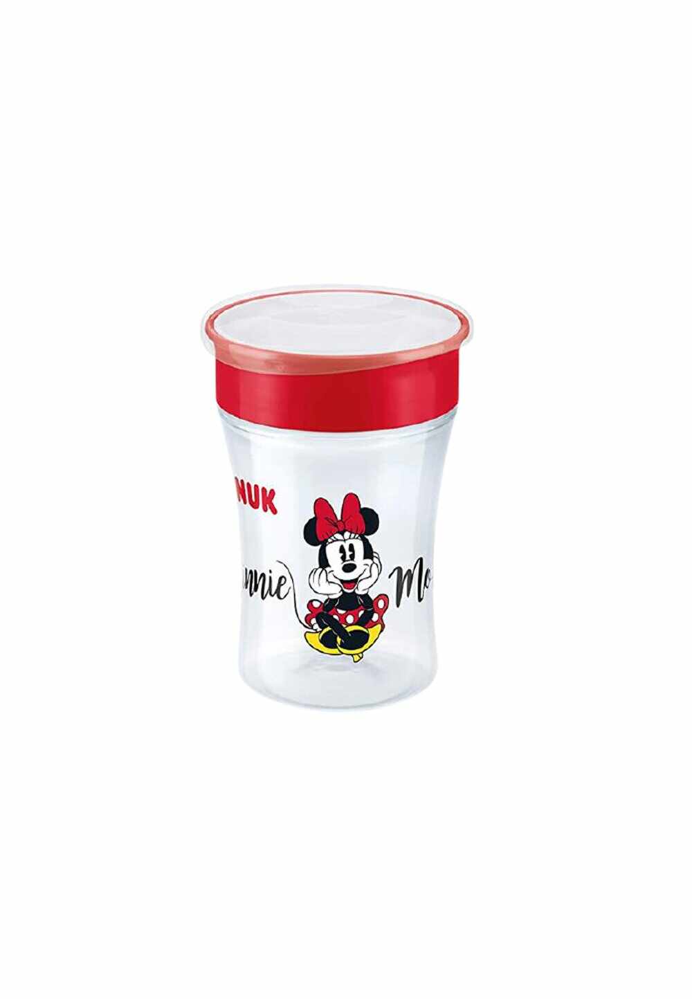Cana de baut, Magic cup, Minnie Mouse, rosie, +8 luni, 230 ml
