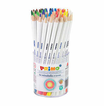 Creioane colorate Morocolor Primo Minabella, 12 culori, 60 buc.
