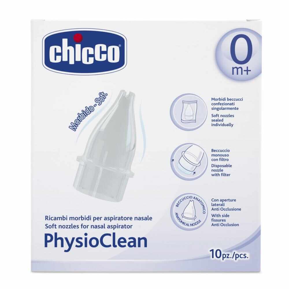 Rezerva Chicco PhysioClean pentru aspirator nazal, 10buc.