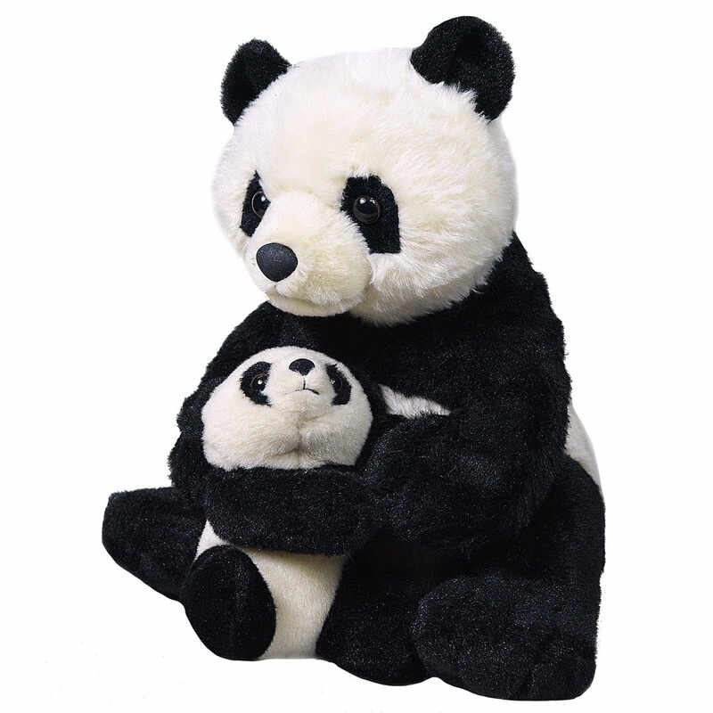 Jucarie de plus - Mama si Puiul - Urs Panda | Wild Republic