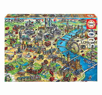Puzzle London Map, 500 piese