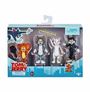Set 4 figurine Tom and Jerry - Friends and Foes