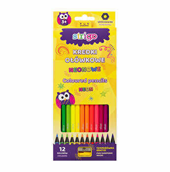 Creioane colorate hexagonale, Neon
