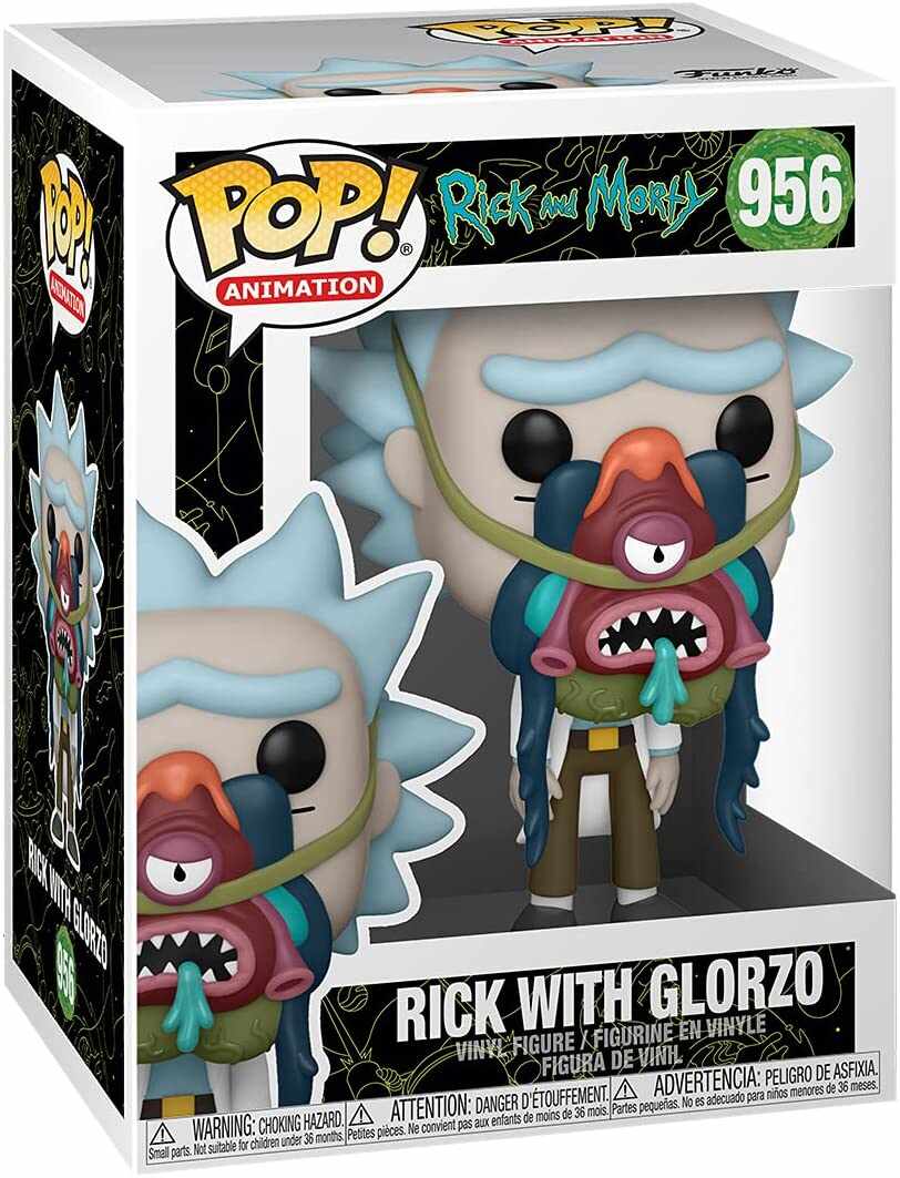 Figurina - Rick and Morty - Rick with Glorzo | FunKo