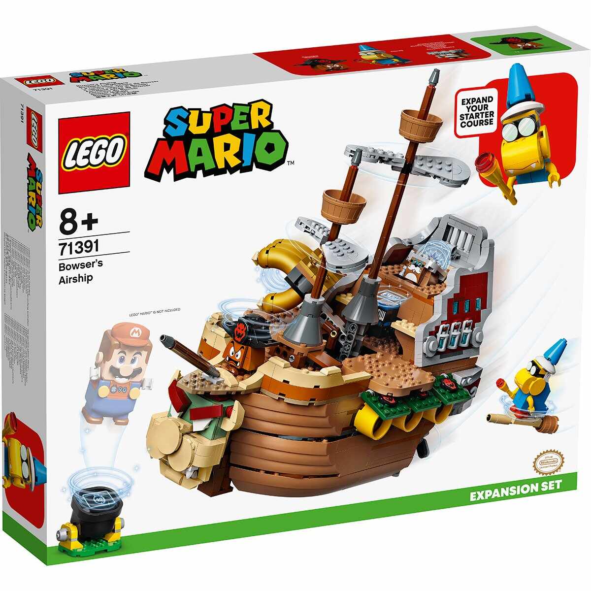 LEGO® Mario - Set De Extindere Nava Zburatoare A Lui Bowser (71391)