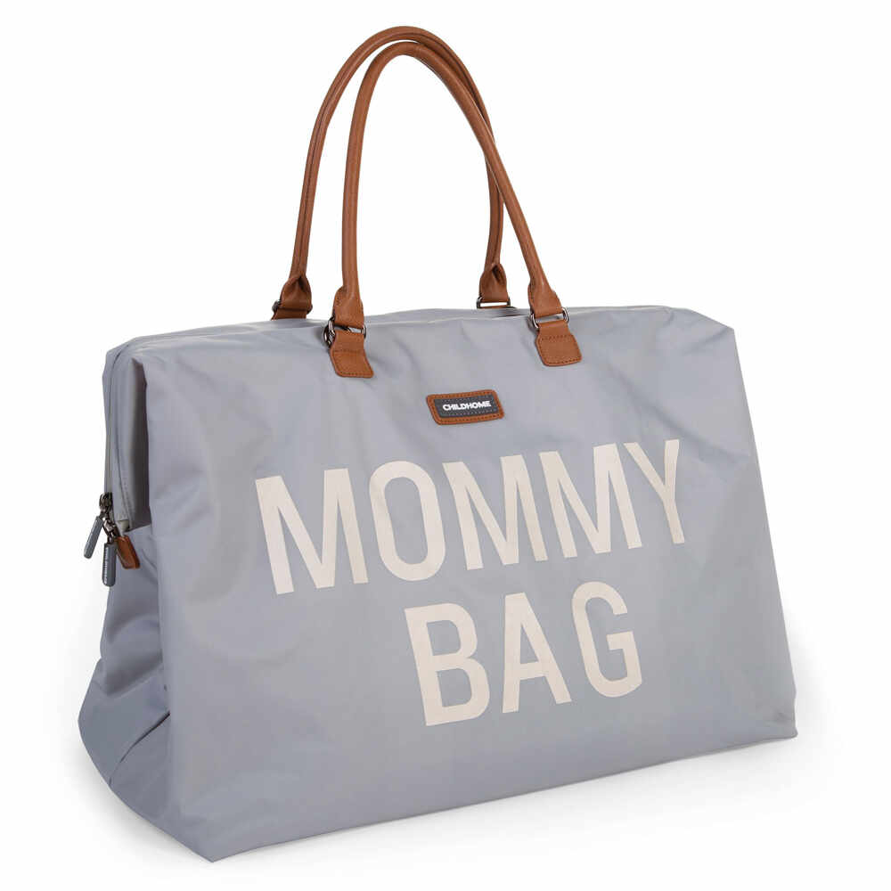 Geanta de infasat Childhome Mommy Bag Gri