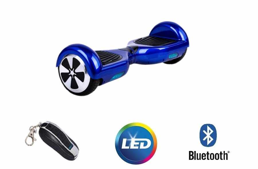 Hoveboard electric Lunar SDB 6.5 Blue Bluetooth si Telecomanda