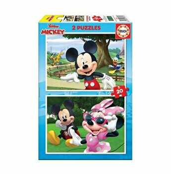 Puzzle 2 in 1 Mickey and Friends, 40 piese