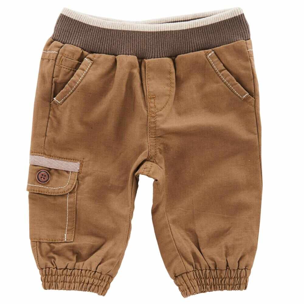 Pantaloni lungi pentru copii, Chicco, maro
