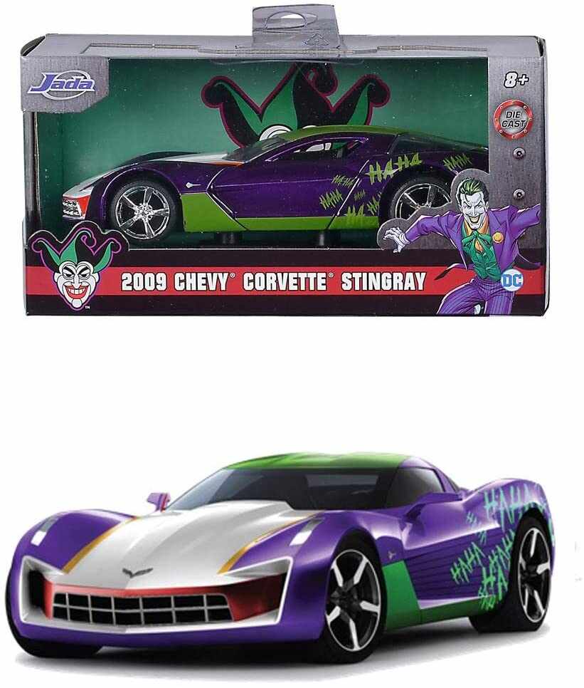 Masinuta Metalica Joker 2009 Chevy Corvette Stingray Scara 1:32 | Jada Toys
