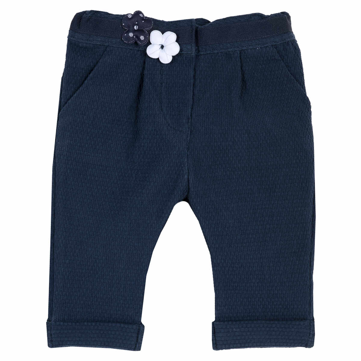 Pantalon lung copii Chicco, albastru inchis, 24918