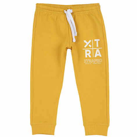 Pantaloni lungi copii Chicco, 08490-61CLT, galben deschis