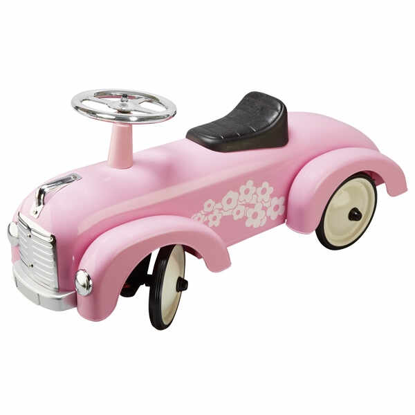 Masina de exterior pentru copii roz