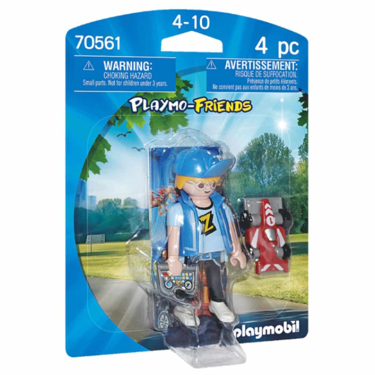 Figurina Playmobil - Baietel cu masinuta