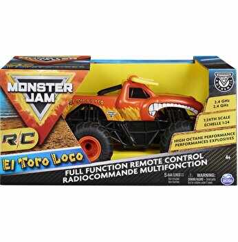Masinuta Monster Jam RC , El Toro Loco, scara 1 la 24
