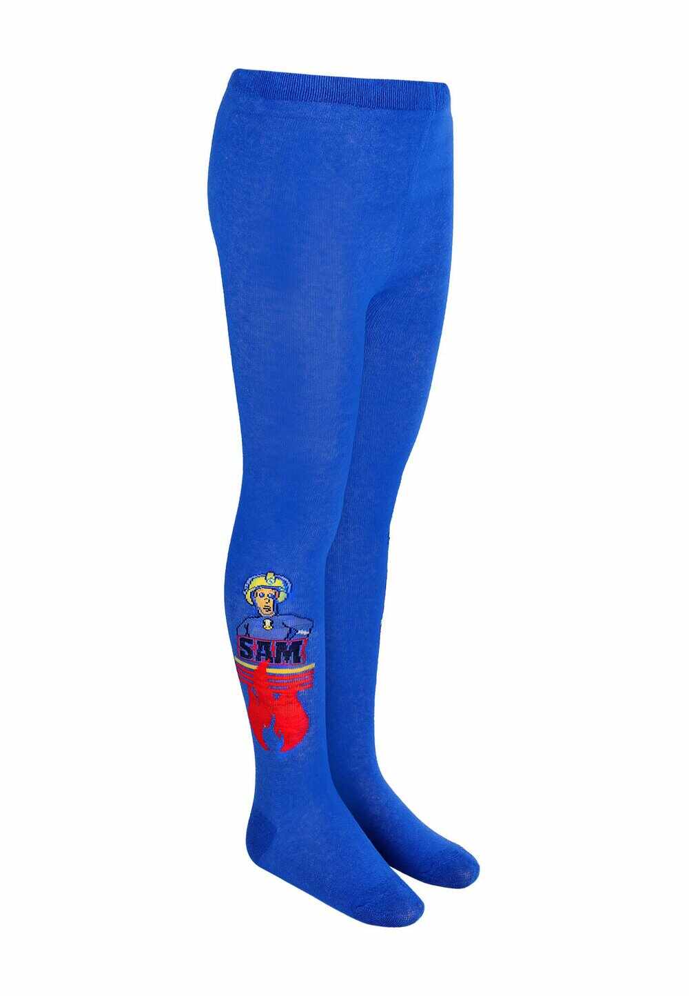 Ciorapi cu chilot, 70% bumbac, Pompierul Sam, albastru