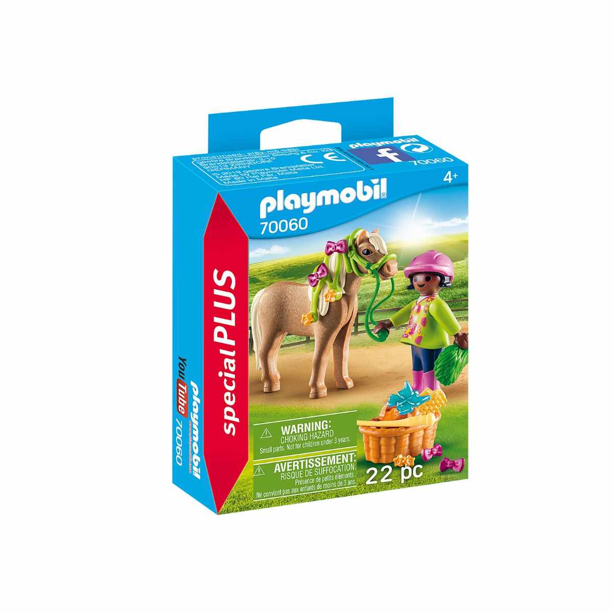 Set Playmobil Figures Special Plus - Figurina fetita cu ponei