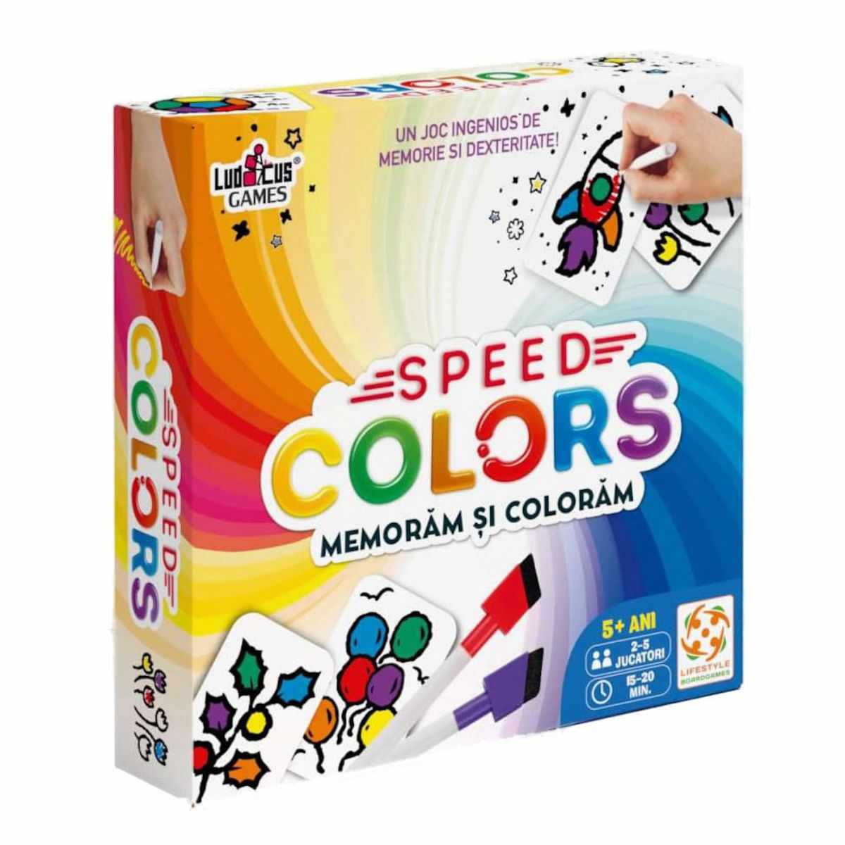 Joc educativ, Lifestyle Boardgames, Speed Colors, Memoram si Coloram