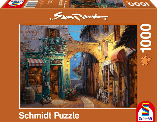 Puzzle 1000 de piese - Sam Park - Alley at Lake Como | Schmidt