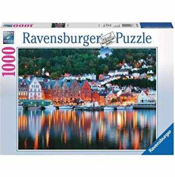 Puzzle Orasul Bergen, 1000 piese