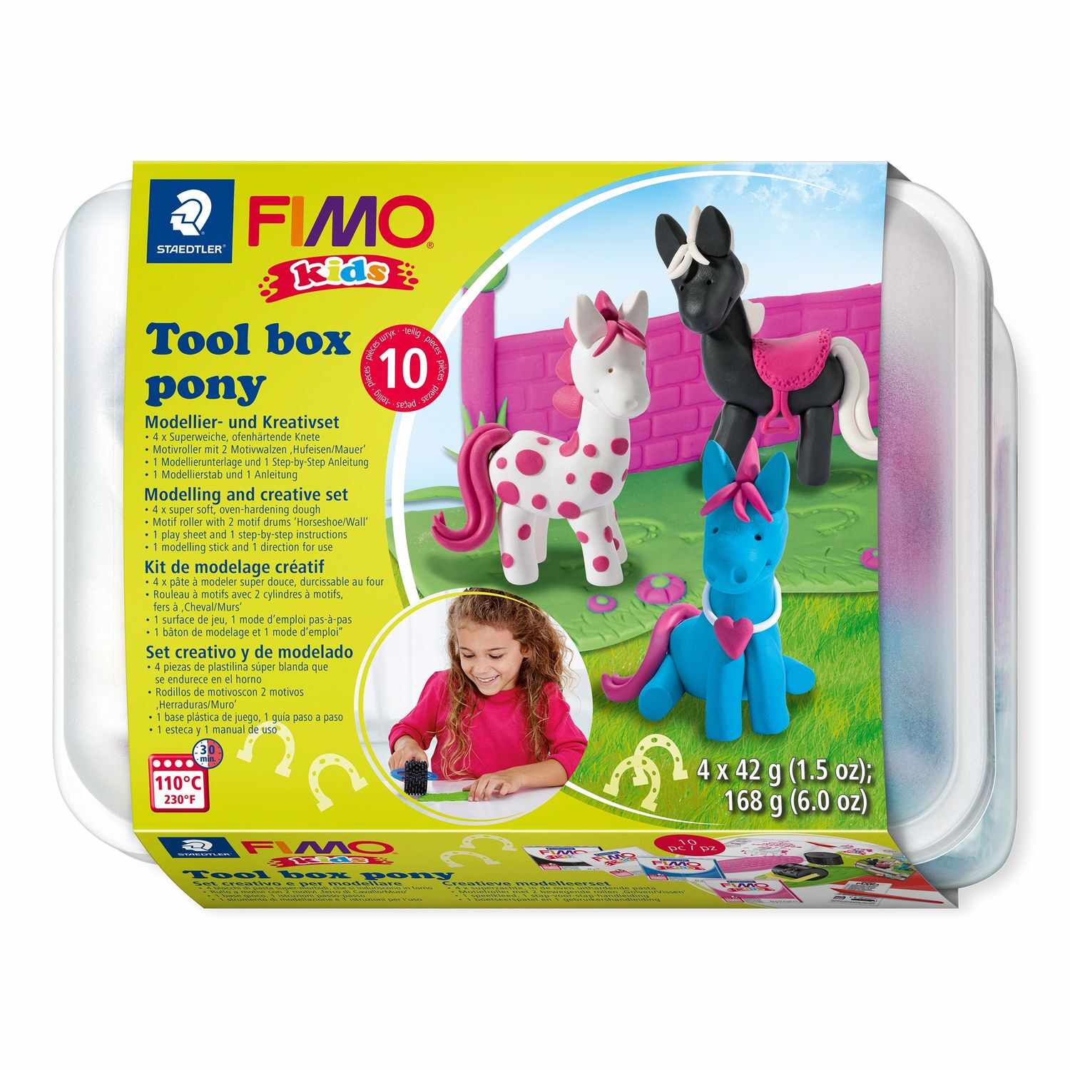 Set modelaj - Fimo Kids Tool Box Pony | Staedtler