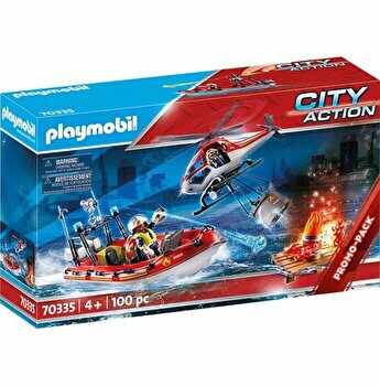 Playmobil City Action, Fire Departament - Misiunea de salvare a pompierilor