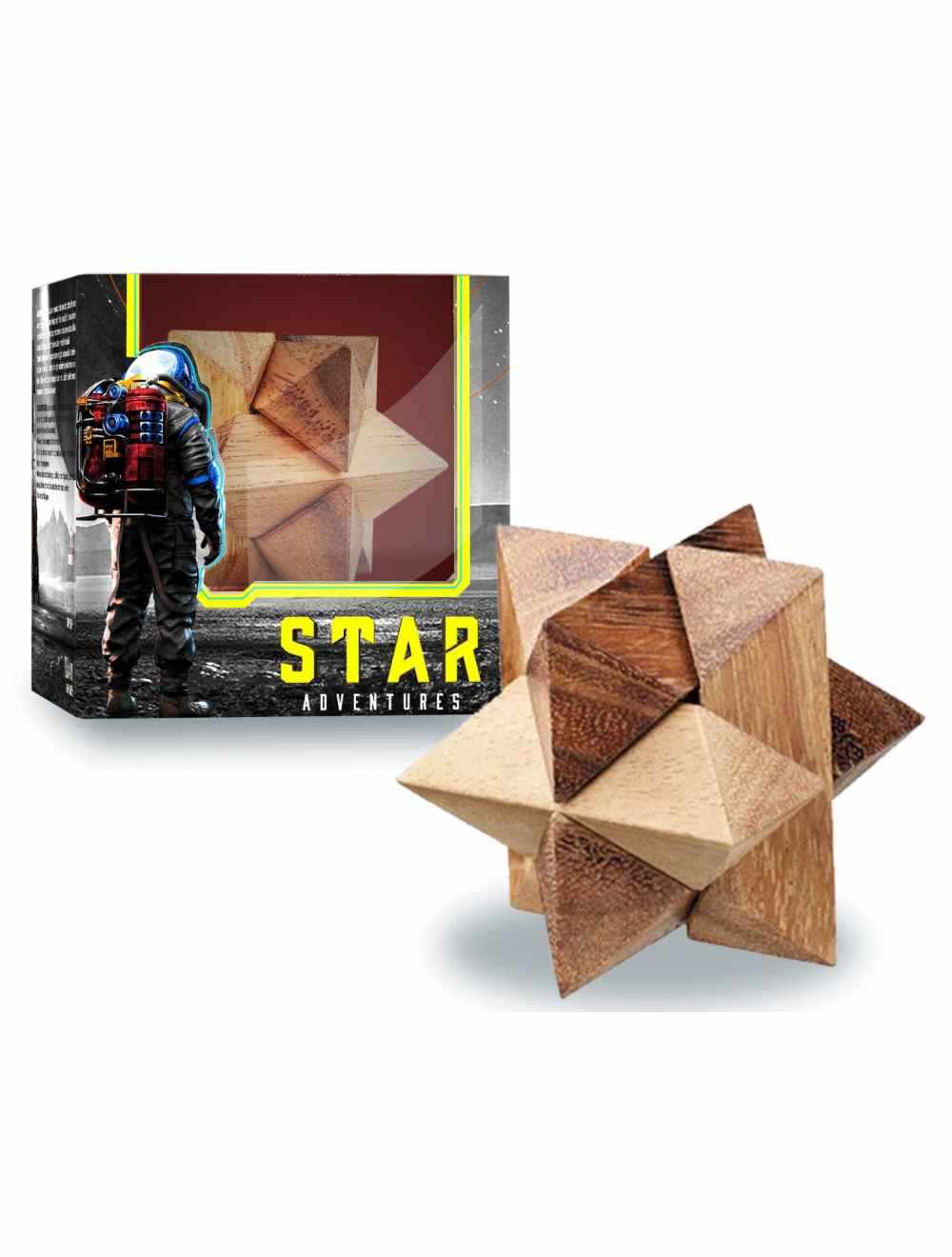 Puzzle din lemn - Star Adventures - Polar Star | Logica Giochi