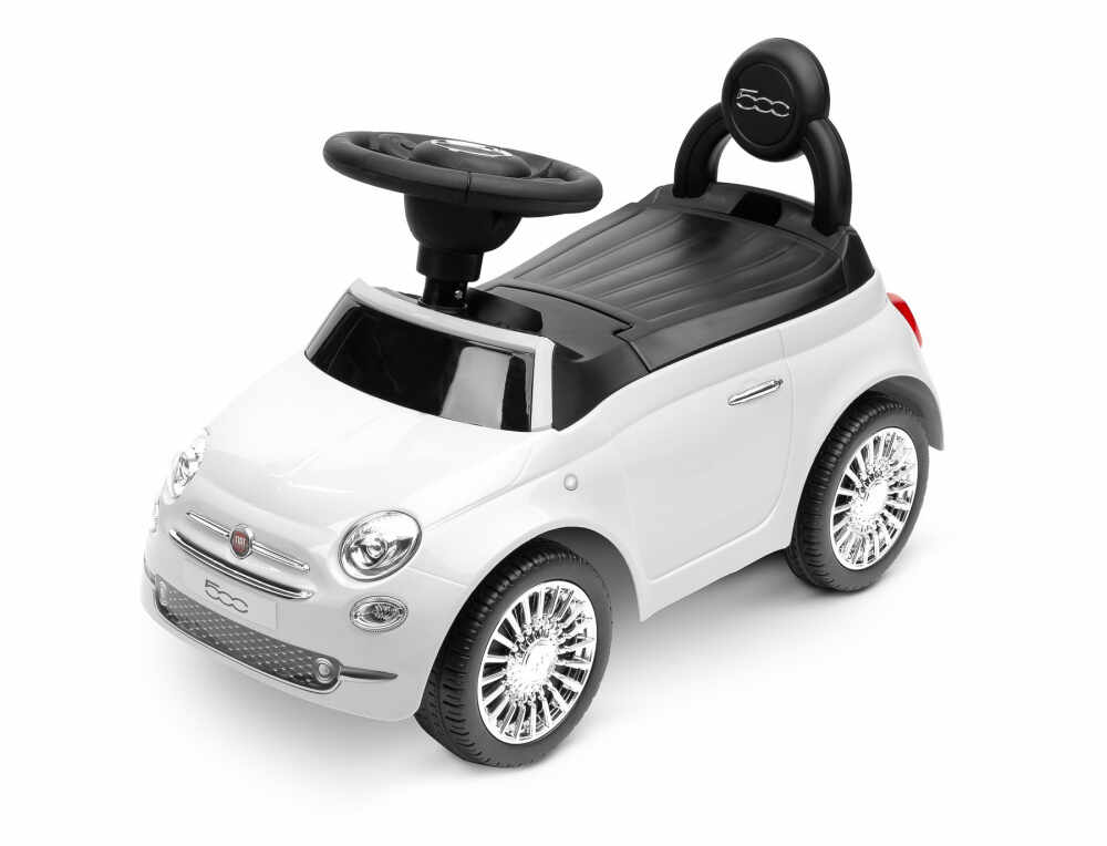 Jucarie ride-on Toyz Fiat 500 alb