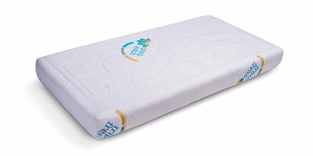 Saltea pentru patut Baby mattress Triple Fresh 120x60x12 cm