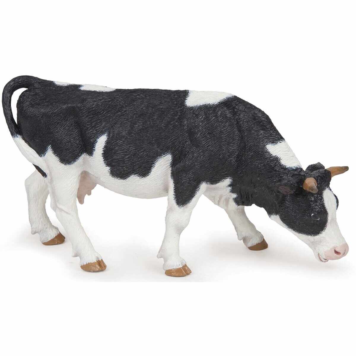 Figurina - Vaca Alb cu Negru - La Pasunat | Papo