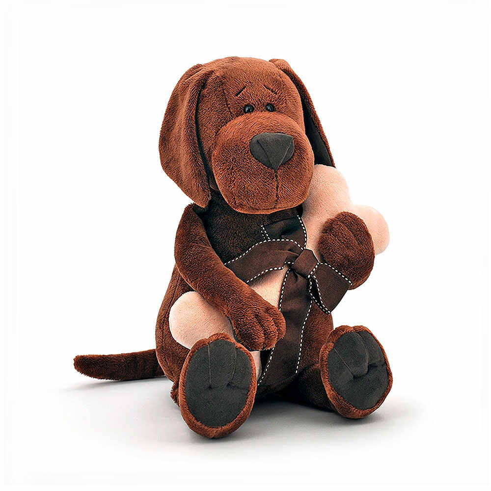 Jucarie de plus - Cookie the Dog with a Bone | Orange Toys