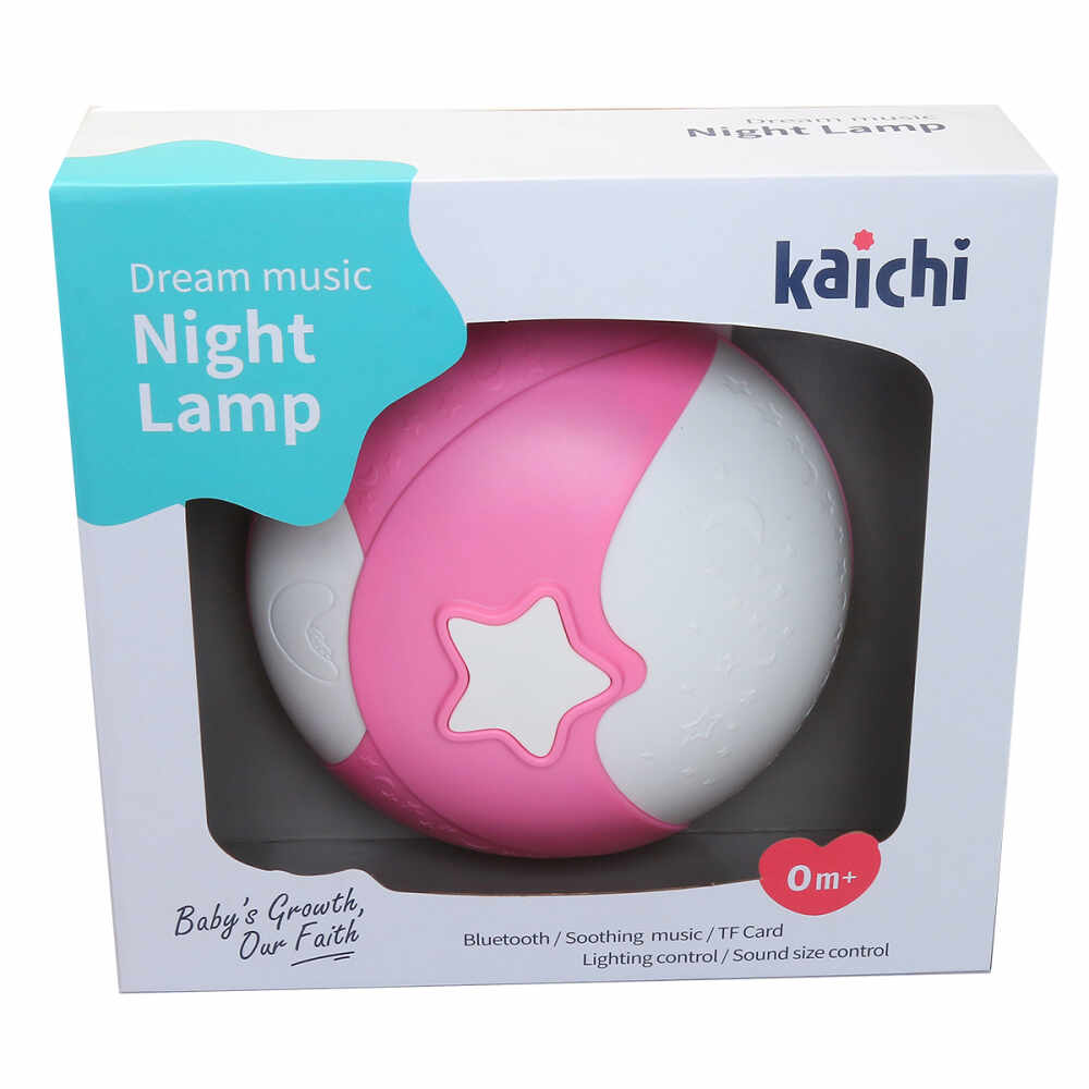 Lampa de veghe cu muzica Kaichi Dream music Pink