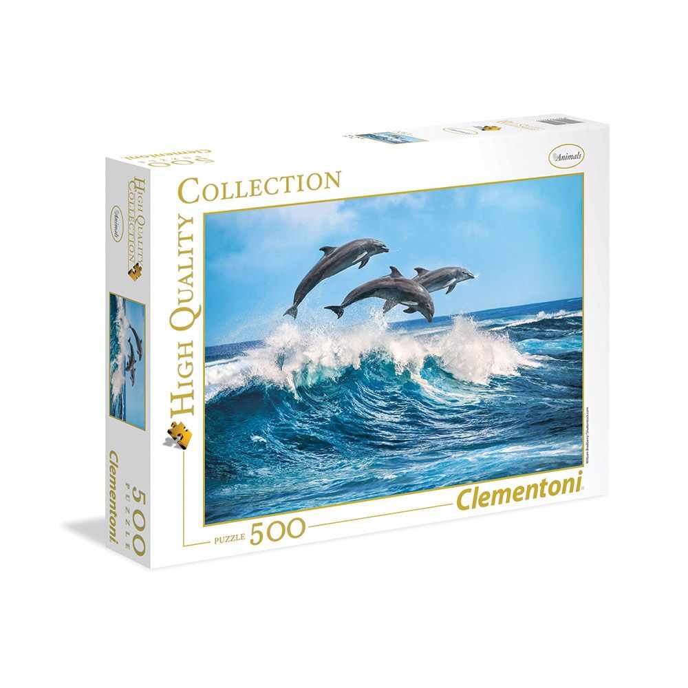 Puzzle 500 piese Clementoni Dolphins