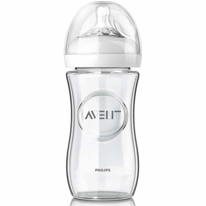 Biberon de sticla Avent Natural BPA Free 240 ml